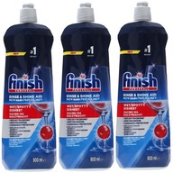 Finish Zestaw Nabłyszczacz do Zmywarki 3x800ml XL