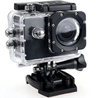 Mini Kamera Sportowa Wodoodporna Do 30m FULL HD 1080p Czarna + Akcesoria