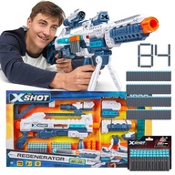 PIŠTOĽ X-SHOT PUŠKA Sniperka REGENERATOR 48 plus 36 spolu 84 ŠÍPOK