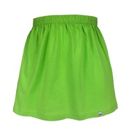 Dievčenská bavlnená sukňa vzdušná na leto zelená 104/110