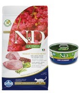 ND Cat 1,5kg Quinoa Weight Management Lamb Adult + puszka 70g lamb