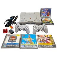 Zadbana Konsola Sony Playstation 1 PSX PS1 SCPH-9002 komplet 2 pady i gry