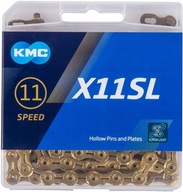 Łańcuch Rowerowy KMC X11SL 11rz 118 GOLD Ti-N ZŁOTY