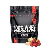 ECCONO 100% WHEY PROTEIN 2000g SRVÁTKOVÝ PROTEÍN WPC Truskawka-B.czeko