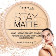 RIMMEL Stay Matte puder prasowany 001 Transparent