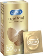 Nelatexové kondómy DUREX Real Feel 10 ks Vlhčené Bez latexu