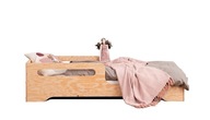 Łóżko młodzieżowe TILA 3 - 90x200cm NATURALNE EKO