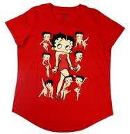 Koszulka młodzieżowa dziewczęca T-Shirt Betty Boop UNIKAT r. 14/16 Czerwona
