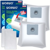 2× Szintetikus porzsák porszívóhoz MPMB02K 4 db