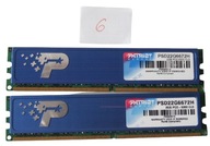 Pamięć DDR2 4GB 667MHz PC5300 Patriot Blue 2x 2GB
