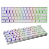 Klawiatura Genesis mechaniczna Thor 660 RGB biała