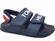 TOMMY HILFIGER SANDAŁY SANDAŁKI DZIECIĘCE NA RZEP