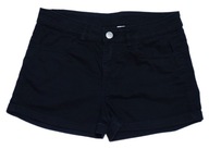 H&M krátke dámske šortky klasické džínsové šortky 164 S 36