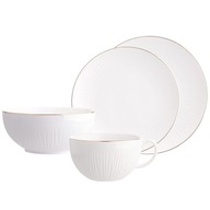 Serwis śniadaniowy porcelana Altom Design Alessia Złota Linia 24 el.