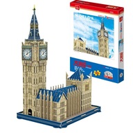 3D puzzle BIG BEN Londýn Premium Veľký Pre Deti a Dospelých 43cm 77 el.