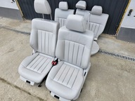 Fotele kanapa komplet SIWE szare grzane Mercedes W212 LIFT Kombi