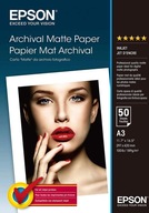 Papier foto Epson Archival Matte A3 189g 50ark.