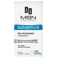 AA Men Sensitive chladivý gél po holení pre veľmi citlivú pokožku 100ml