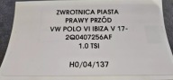 otoč čepu pravý předek POLO VI IBIZA V 17