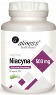 ALINESS NIACIN 500mg 100 kaps VITAMIN B3 PP