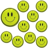 Samolepka samolepka reflexná úsmev smajlík emoji