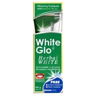 WHITE GLO HERBAL WHITE BIELIACA BYLINNÁ PASTA 100ml + KEFKA