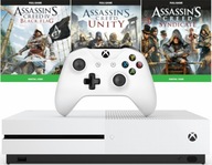 MICROSOFT XBOX ONE S 1TB / 1000GB z napędem + 3 GRY | SKLEP