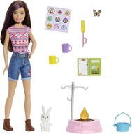 Mattel Barbie Kemping Skipper i zwierzątko HDF69 HDF71