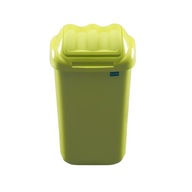 Plafor - Odpadkový kôš s vekom, zelený - 15 l