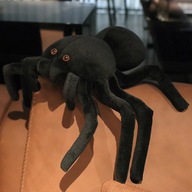 25-40cm PLUSZAK Czarny pająk lalka pluszowa zabaw