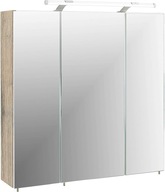 Závesná kúpeľňová skriňa so zrkadlom Schildmeyer 133075 70x16x75 cm
