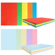 Papier Kolorowy A4 x500 Arkuszy Żywe + Pastelowe