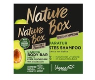 Nature Box, Caring Body Bar, Šampón + mini sprchový gél, avokádo, 85g