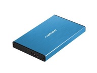 Obudowa na dysk HDD/SSD Natec RHINO Go USB 3.0 2.5'' SATA niebieska