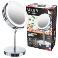 Adler AD 2159 Lusterko LED na nóżce do makijażu powiększające