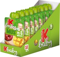 MUS Kubuś Baby jabłko marchew mango dla dzieci 9x 100g