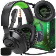SŁUCHAWKI GAMINGOWE DO KOMPUTERA JBL CZARNE PRZEWODOWE Z MIKROFONEM PC XBOX PS