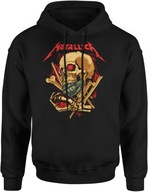 METALLICA BLUZA MĘSKA METALICA HEAVY METAL ROZM S Z KAPTUREM DRESOWA NADRUK