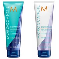 Moroccanoil Zestaw Blonde fioletowy 200ml + 200ml