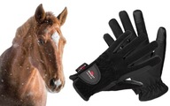 Jazdecké rukavice START Winter Gotland zimné teplé čierne M