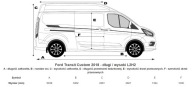 B2 FORD TRANSIT CUSTOM 2013 - left UCHYT for BK21-V04395-ABW
