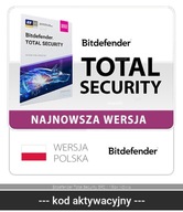 Bitdefender Total Security 5PC / 1Rok NOWA