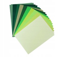 Farebný papier vystrihovačka zelená A5 - 20ark.