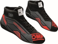 Topánky OMP Sport FIA čierno-červené