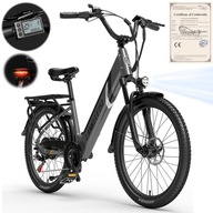 Elektrický bicykel Pánsky/Dámsky LANKELEISI 500W 14.5AH 130KM 24" mestský