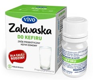 ZDROWE BAKTERIE Zakwaska DO KEFIRU 2x0,5g domowy probiotyczny kefir