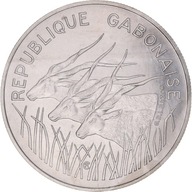 Moneta, Gabon, 100 Francs, 1975, Paris, PRÓBA, MS(