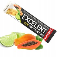 Baton proteinowy Nutrend Excelent limonka + papaja 85 g przekąska białkowa