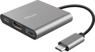 Adapter TRUST DALYX 3-IN-1 USB-C