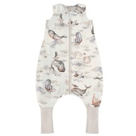 BABYSTEPS Śpiworek light 1 TOG z nogawkami Ocean Magic Sea Animals XS 6m+